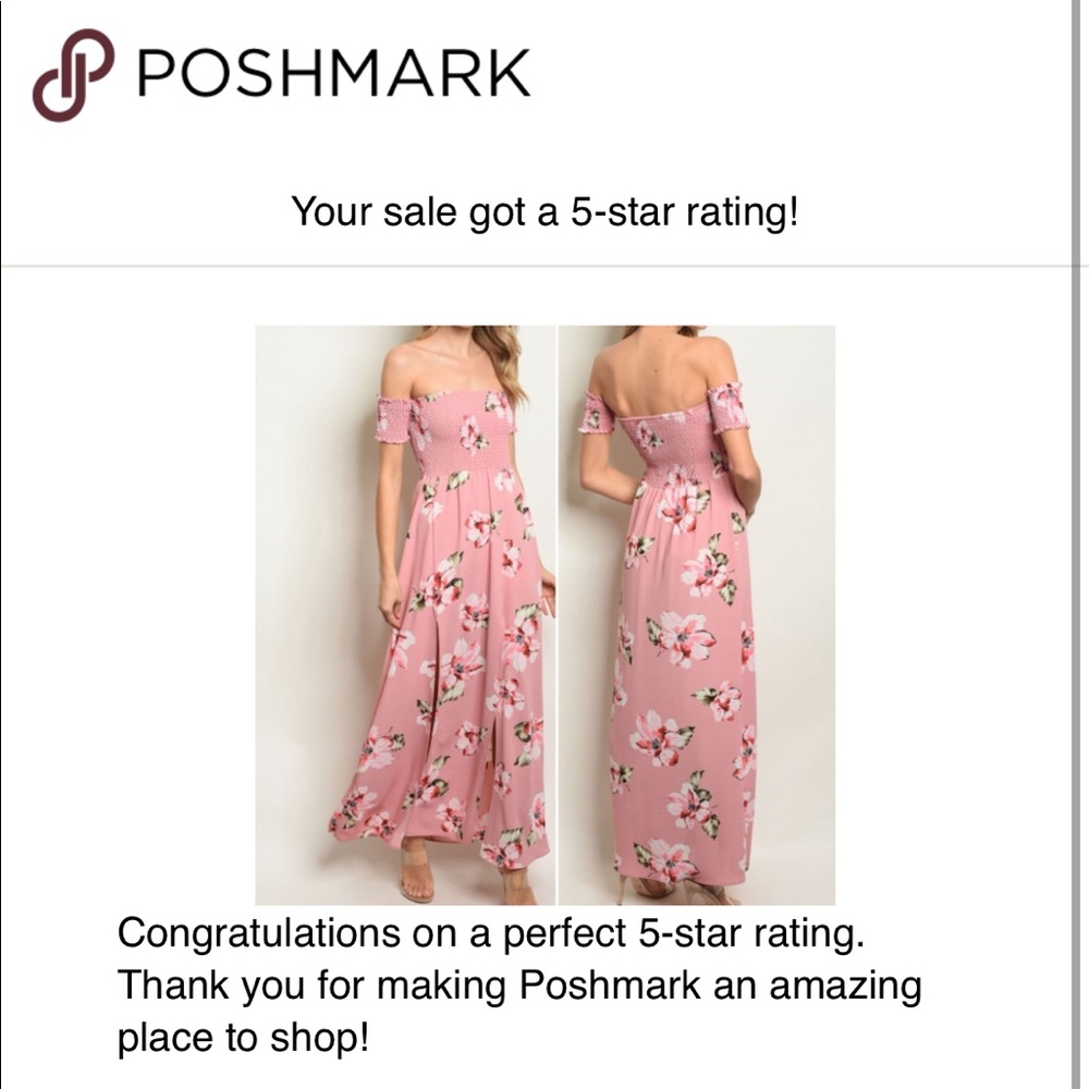 LAST 2! MAUVE FLORAL MAXI - Picture 4 of 8